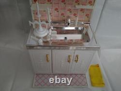 Takara Tomy Licca-Chan Family Kitchen Vintage Retro Toy 6 Piece Set Vintage JPN