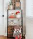 Tall Industrial Cabinet Vintage Chest Drawers Rustic Metal Bookcase Display Unit