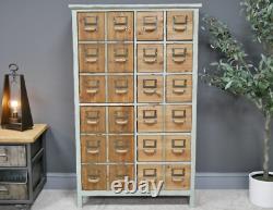 Tall Industrial Cabinet Vintage Retro Apothecary Rustic Metal Storage Tallboy