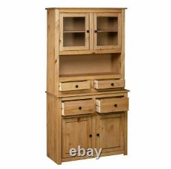 Tall Kitchen Storage Cupboard Cabinet Pantry Freestanding Unit Furniture Rustic