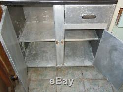 Tall Metal Vintage Retro Kitchen Larder Pantry Cupboard 1950s Aluminium