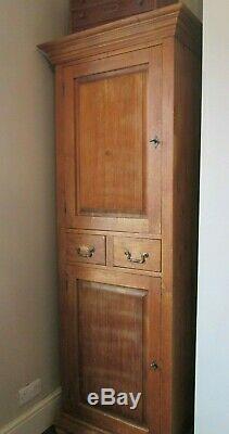 Tall Pine Vintage Kitchen Pantry Larder Linen Cupboard Housekeepers Cabinet Hall