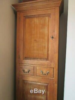 Tall Pine Vintage Kitchen Pantry Larder Linen Cupboard Housekeepers Cabinet Hall