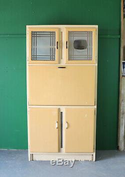 Tall Vintage Kitchen Unit, Cabinet, Larder Cupboard, Worktop, Retro, Refurb