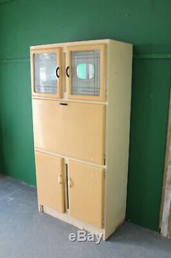 Tall Vintage Kitchen Unit, Cabinet, Larder Cupboard, Worktop, Retro, Refurb
