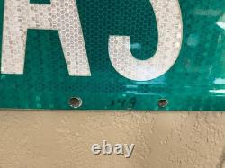 Texas TEXAS AVENUE 30x9 Street Name Road Sign Metal Authentic TX