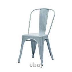 Tolix Dining Chair Set of 4 Stacking Garden Chair Industrial Retro Bistro Seat