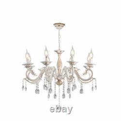 Traditional French Vintage Retro Candle Arm Chandelier Ceiling Light TEKLED