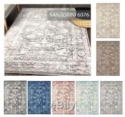 Traditional Vintage Style Area Rug & runner Design Oriental Faded in all sizes
