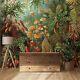 Tropical Forest Exotic Jungle Wall Mural Vintage Removable Or Regular Wallpaper
