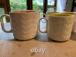 Ultra Rare Orla Kiely Raised Stem Coffee + Tea mugs x 9 CHECK OUT MY OTHERS