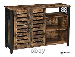 VASAGLE Storage Cabinet, Sideboard with 2 Doors, Adjustable Shelves LSC083B01