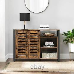 VASAGLE Storage Cabinet, Sideboard with 2 Doors, Adjustable Shelves LSC083B01