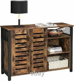 VASAGLE Storage Cabinet, Sideboard with 2 Doors, Adjustable Shelves LSC083B01