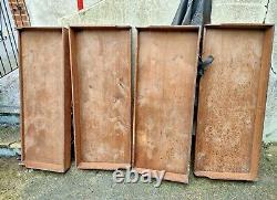 VINTAGE HOUSEKEEPERS LINEN CUPBOARD Antique Kitchen Pantry Storage Drawers WOW
