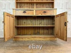 VINTAGE Pitch Pine Country House / Welsh Kitchen Dresser Cupboard £71 DELIVERY