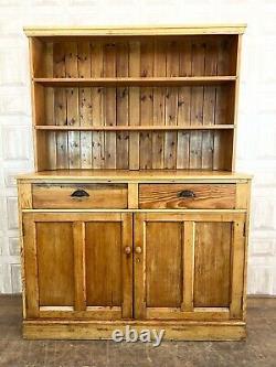 VINTAGE Pitch Pine Country House / Welsh Kitchen Dresser Cupboard £71 DELIVERY