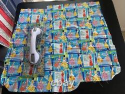 VINTAGE RARE HARD TO FIND MICHAEL MILLER Retro Kitchen Fabric YARDAGE