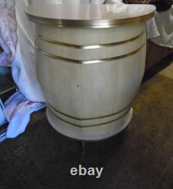 VINTAGE RETRO 1960s BARGET HALF BARREL COCKTAIL BAR (MAN CAVE) MCM
