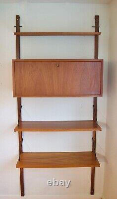 VINTAGE RETRO DANISH MID CENTURY TEAK ROYAL SYSTEM by POUL CADOVIUS