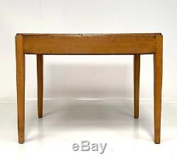 VINTAGE WOODEN WRITING DESK / KITCHEN DINING TABLE 1950s Ex MOD School / Factory