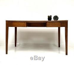 VINTAGE WOODEN WRITING DESK / KITCHEN DINING TABLE 1960 Ex MOD School / Factory