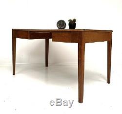 VINTAGE WOODEN WRITING DESK / KITCHEN DINING TABLE 1960 Ex MOD School / Factory