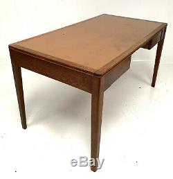 VINTAGE WOODEN WRITING DESK / KITCHEN DINING TABLE 1960 Ex MOD School / Factory