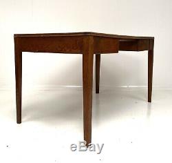 VINTAGE WOODEN WRITING DESK / KITCHEN DINING TABLE 1960 Ex MOD School / Factory