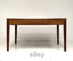 VINTAGE WOODEN WRITING DESK / KITCHEN DINING TABLE 1960 Ex MOD School / Factory