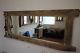 Very Large Rustic Distressed Driftwood Wood Farnhouse Mirror