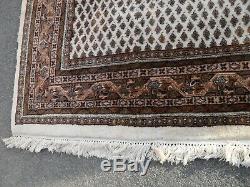 Very large antique vintage rug carpet wool 170 x 225 cm pers ian