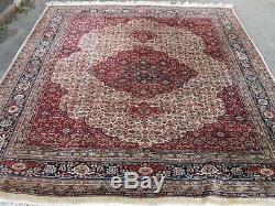 Very large antique vintage rug carpet wool 199cm x 223 cm cm pers ian