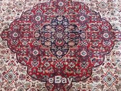Very large antique vintage rug carpet wool 199cm x 223 cm cm pers ian