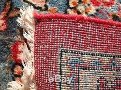 Very large antique vintage rug carpet wool 414 x 310 cm pers ian saro=uk
