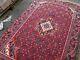 Very Large Huge Vintage Rug Carpet Wool 206 X 128 Cm Per-sian