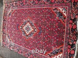 Very large huge vintage rug carpet wool 206 x 128 cm per-sian