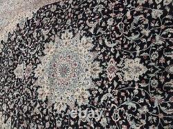 Very large huge vintage rug carpet wool mix 300 x 200 cm kes-hen anti slip