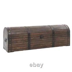 VidaXL Storage Chest Solid Wood Vintage Style 120x30x40 cm