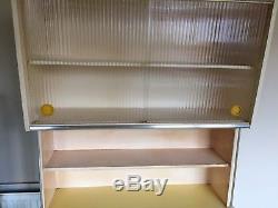 Vintage 1950S Larder Kitchen Cupboard Cabinet 60S Retro Freestanding Yellow