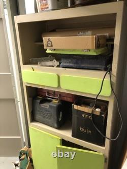 Vintage 1950's kitchen cabinet dresser unit with doors and drawers