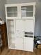 Vintage 1950s Kitchenette Larder Reeded Glass Drinks Cabinet Pantry Cupboard