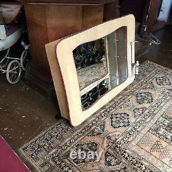 Vintage 1950s Wall Mounted Cocktail Bar Display Cabinet