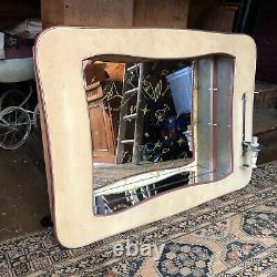 Vintage 1950s Wall Mounted Cocktail Bar Display Cabinet