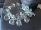 Vintage 1960s Jeannette Crystal Fruit Punch Set 8l Bowl 26 Piece