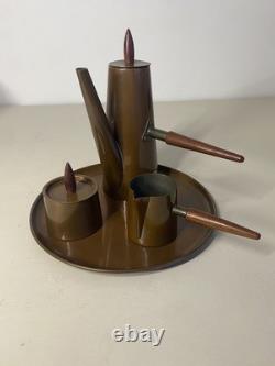 Vintage 1960s Retro Mid-Century Copper Coffee set by ARGV Portugal