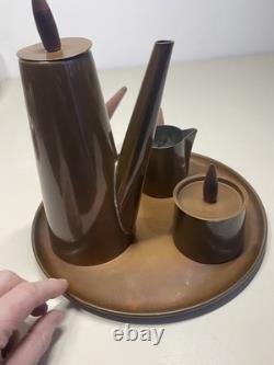 Vintage 1960s Retro Mid-Century Copper Coffee set by ARGV Portugal