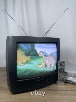 Vintage 1997 Daewoo 14 Retro Gaming CRT Kitchen Tv? Withremote Works Great
