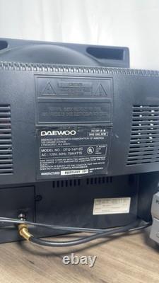 Vintage 1997 Daewoo 14 Retro Gaming CRT Kitchen Tv? Withremote Works Great