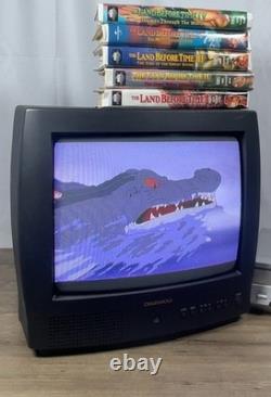 Vintage 1997 Daewoo 14 Retro Gaming CRT Kitchen Tv? Withremote Works Great
